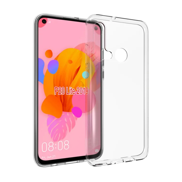 Силиконовый чехол — прозрачный — Huawei P20 lite 2019, Huawei nova 5i