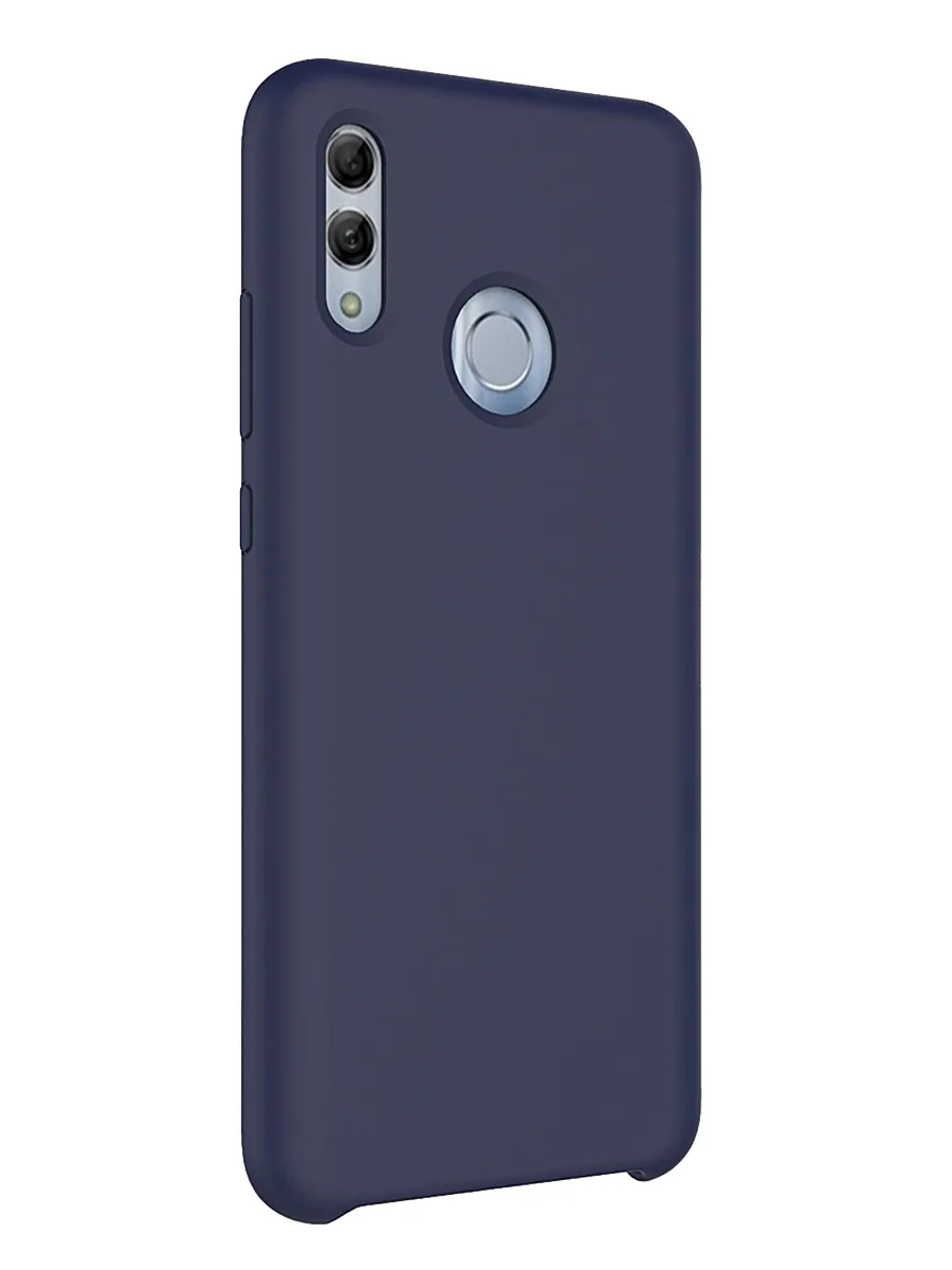 Силиконовый — синий — Honor 10 Lite, Huawei P smart (2019)