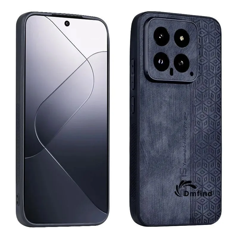 Чехол с узором для Xiaomi 14, черный