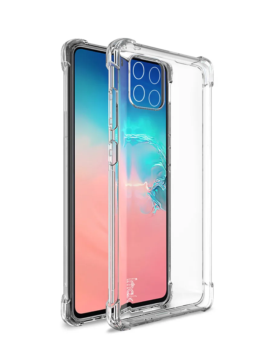Антишок — прозрачный — Samsung Galaxy A81, Samsung Galaxy Note 10 Lite
