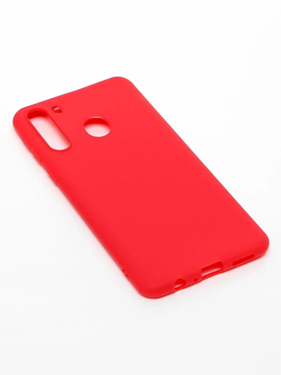Силиконовый — красный — Samsung Galaxy A21