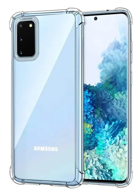 Чехол «Антишок» для Galaxy S20 — прозрачный