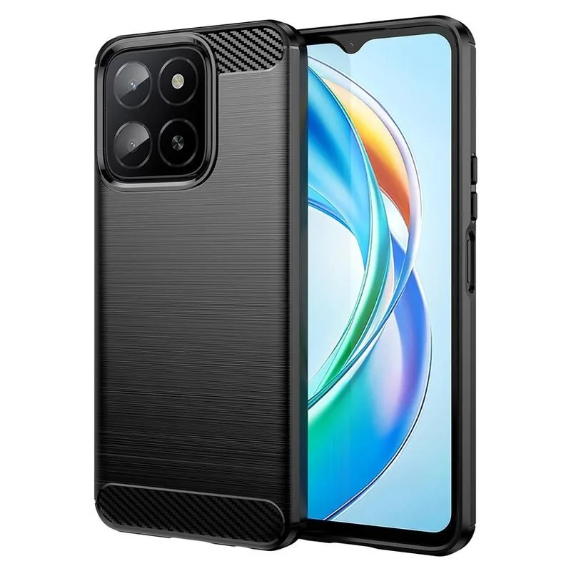 С рисунком под карбон — черный — Honor X5b