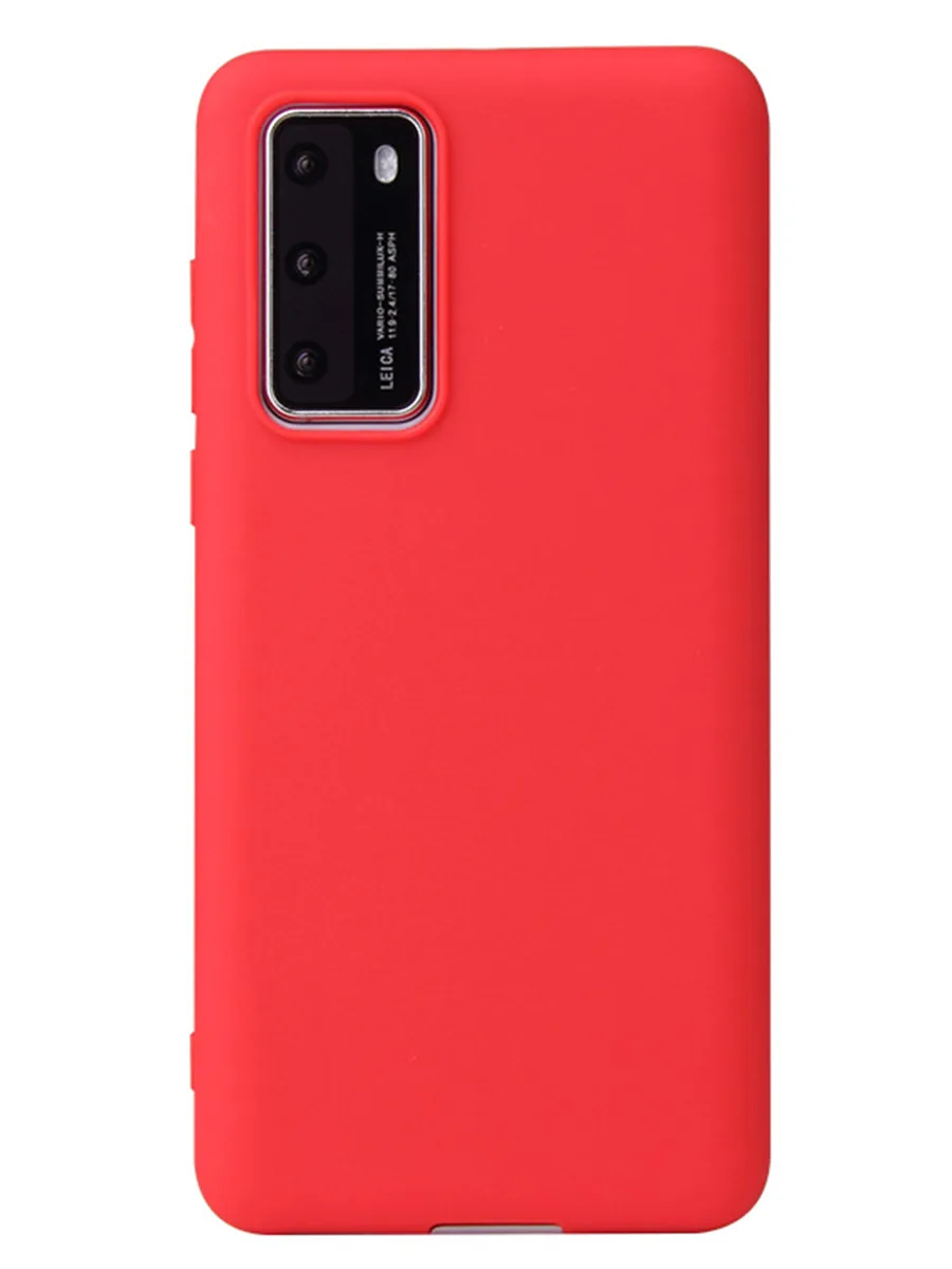 Силиконовый — красный — Huawei P40