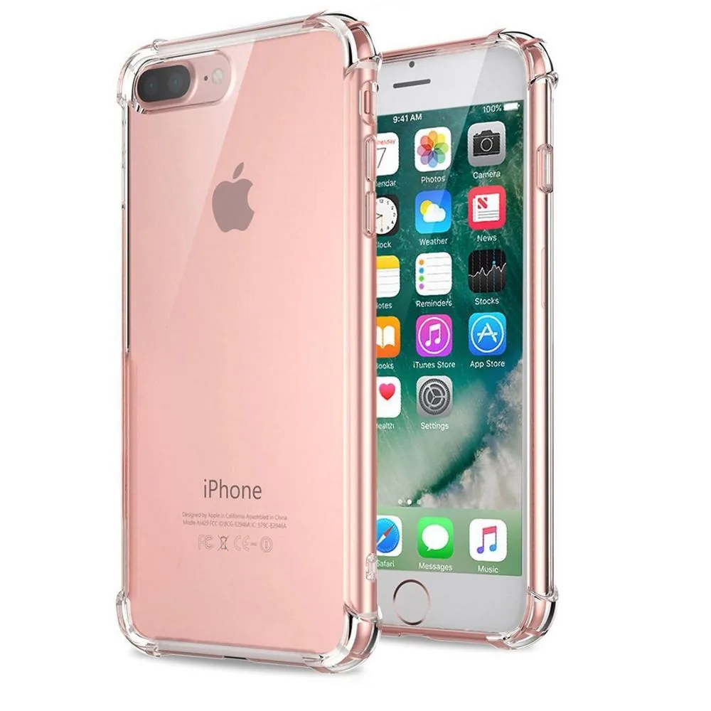 Противоударный чехол — прозрачный — Apple iPhone 7 Plus, Apple iPhone 8 Plus