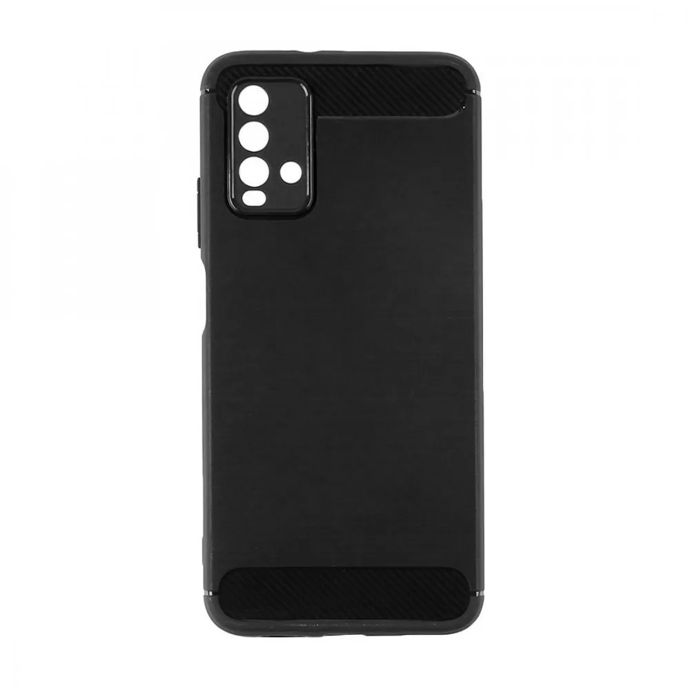 С рисунком под карбон — черный — Redmi 9T